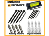 Heavy Duty Metal Floating Shelf Brackets and Hardware