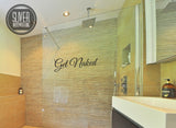 Get Naked Shower Decal
